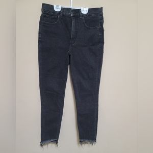 Express Super High Rise Ankle Jeans